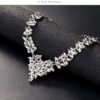 Glamorous Leaf-inspired Jewelry Set: Perfect for Weddings and Parties, Leaves Jewelry Sets for Women, Bridal Necklace Earrings Set, Wedding jewellery, Party Necklace