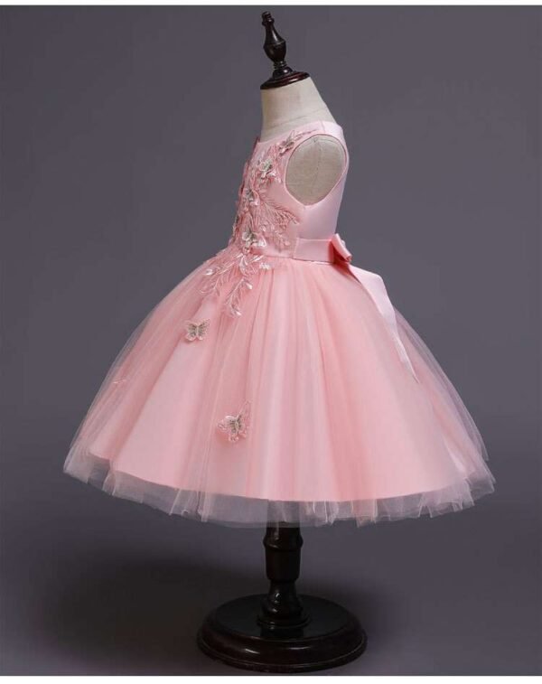 Pink Girls Dresses | Butterfly Party Dress | Wedding Gown | Butterfly Tutu Dress | Flower Girl Dresses | Butterfly BirthdayDress