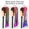 Colorful Hair Braided 60CM Elastic Rubber Band Braiding Pony Tail Hair Extensions For Girls - Ponytail Hair Bands - Hair Ornament Headbands