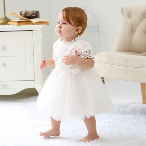 Christening gown, flower girl dress, Girls church dress, Baptism dress for baby girl, Toddler White dress, Baby Wedding Dress