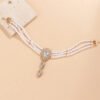 Bridal jewelry set, Bridal choker necklace, Wedding choker, white pearl jewelry set, bridesmaid jewelry, Pearls Choker Set
