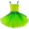 Fairy dress with wings, Sparkly Green Fairy Dress, Garden Fairy Dress, girls Dresses, girls Tutu Dress