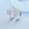 Stud Earrings in Sterling Silver Small silver studs, stud earrings , leaf earrings, stamped studs, sprout earrings, minimalist