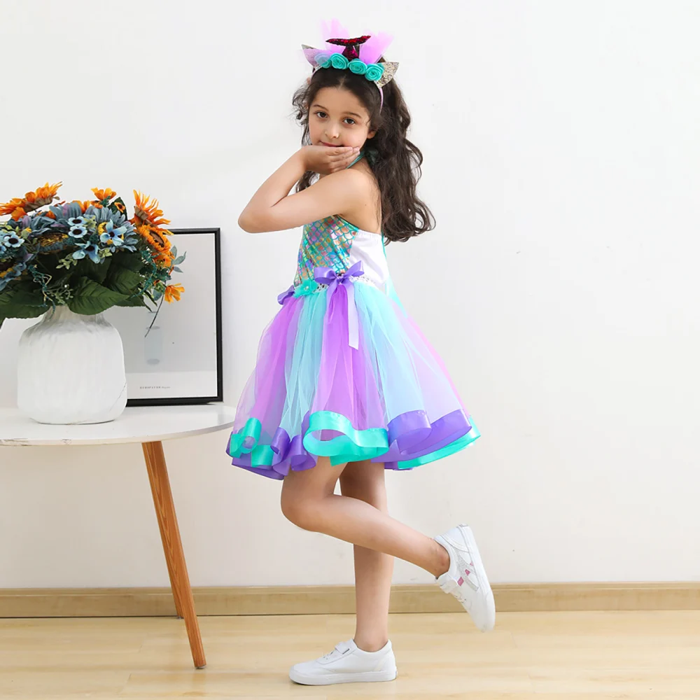 Mermaid Pearl Flower Dress with Hairband Girls Tutu Dress Mermaid Tutu Dress, Mermaid Dress, Mermaid Outfit Mermaid Pearl Flower Dress with Hairband Girls Tutu Dress Mermaid Tutu Dress, Mermaid Dress, Mermaid Outfit