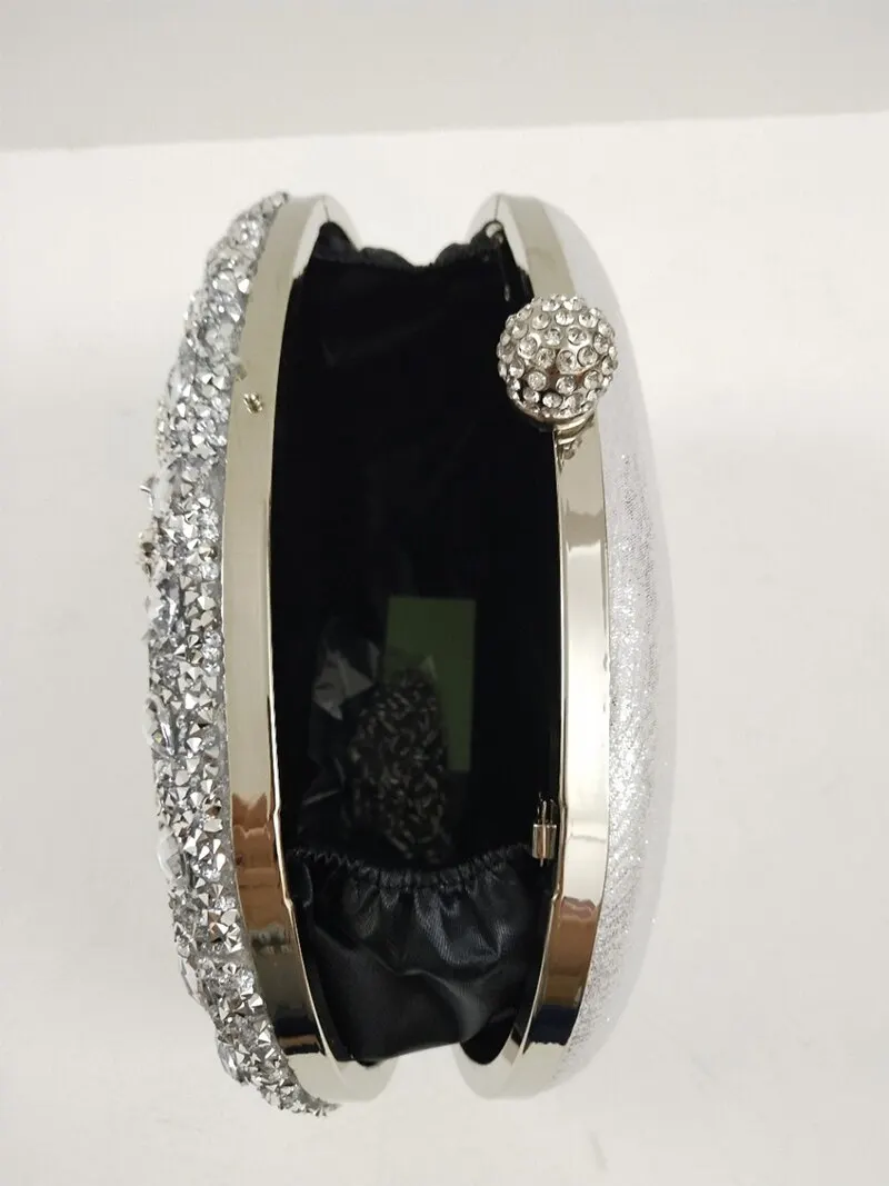 Crystal Beaded Bridal Clutch, Wedding Crystal Clutch, Bridal Clutch Bag,Clutch Bags, Diamond Rhinestone Purse, Female clutches, Chain Handbags, Wedding Purse , Evening Bag