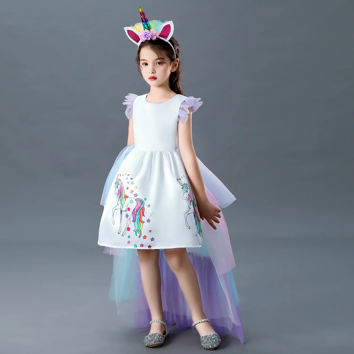 Unicorn Party Dress, Girls Unicorn Dress up, Girls Dress, Girls Birthday Dress, Unicorn Costume, Girls Unicorn Outfit, Unicorn Dress For Girls
