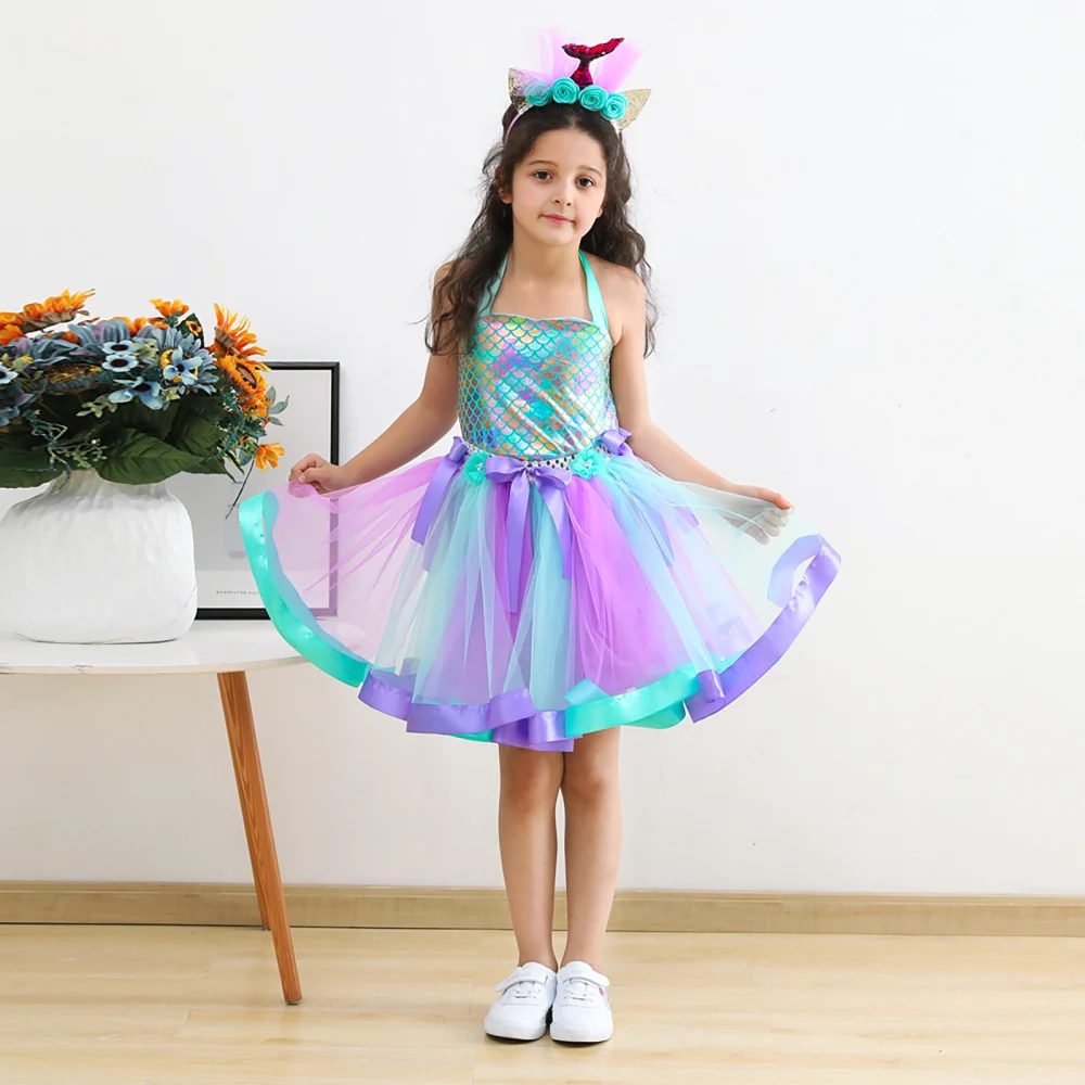 Mermaid Pearl Flower Dress with Hairband Girls Tutu Dress Mermaid Tutu Dress, Mermaid Dress, Mermaid Outfit Mermaid Pearl Flower Dress with Hairband Girls Tutu Dress Mermaid Tutu Dress, Mermaid Dress, Mermaid Outfit