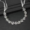 Silver Color Headbands For Women Bride Handmade Crystal Rhinestone Tiaras Hairbands Wedding Hair Accessories Queen Headband Gift