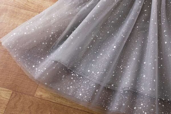 Elegant Lace Tulle Princess Tutu Dress | Girls Bridesmaid & Partywear Ball Gown | Sequin Formal Prom Dress for Girls