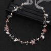 Silver Color Headbands For Women Bride Handmade Crystal Rhinestone Tiaras Hairbands Wedding Hair Accessories Queen Headband Gift