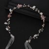 Silver Color Headbands For Women Bride Handmade Crystal Rhinestone Tiaras Hairbands Wedding Hair Accessories Queen Headband Gift