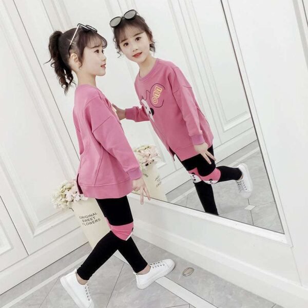 Cheeky Meeky Casual Kids Outfits Set for Girl Kids, Top and lagging Set for Girls, Track Suit for Girl kids